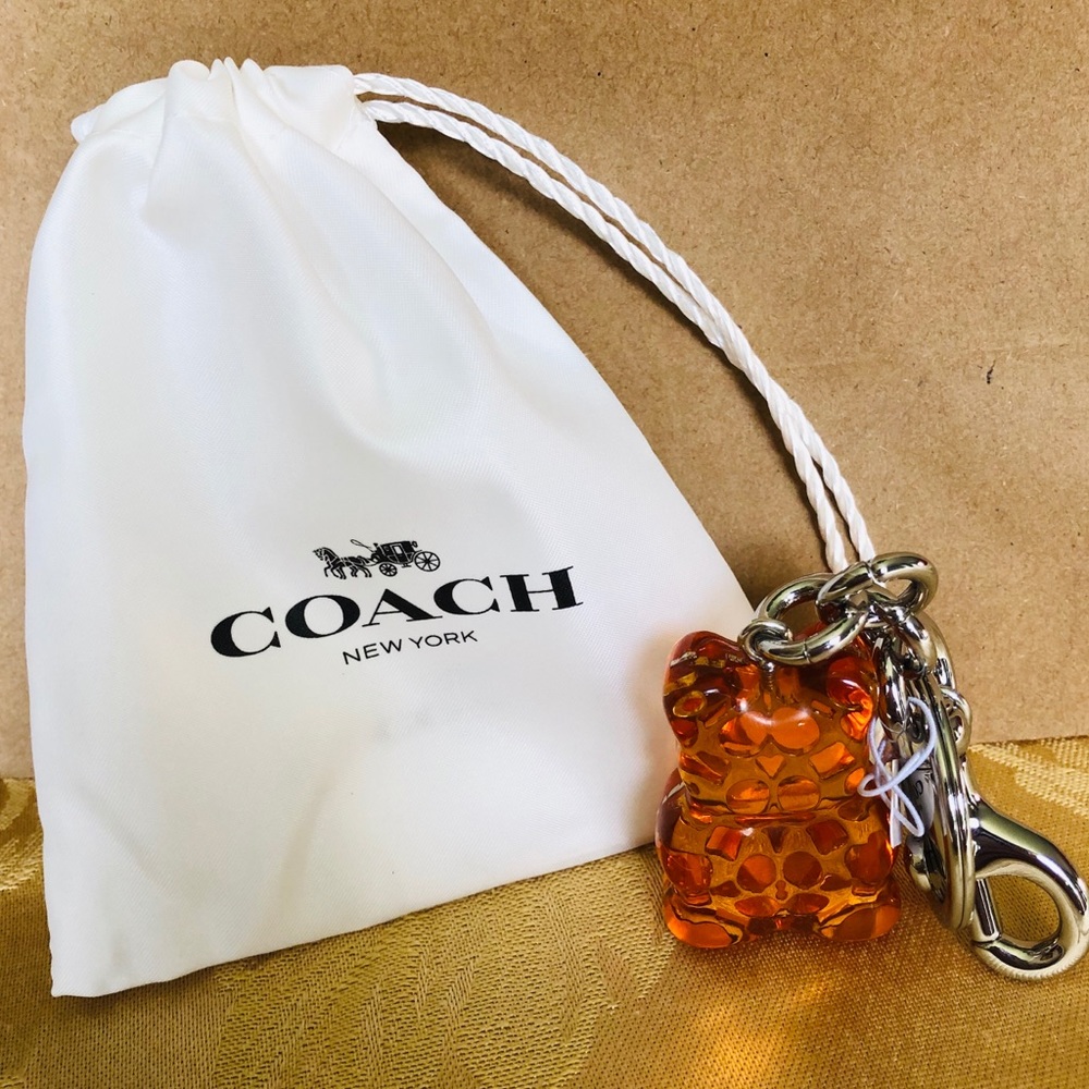 Coach Vandal Gummy Bear Keychain Bag Charm NWT - Picture 5 of 7